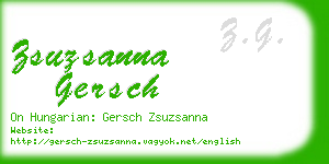zsuzsanna gersch business card